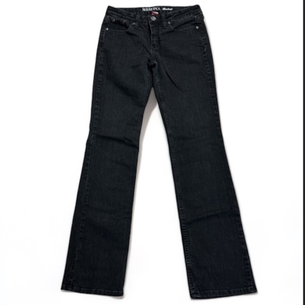 Merona Bootcut Black Jeans Ladies Size 4L Like New